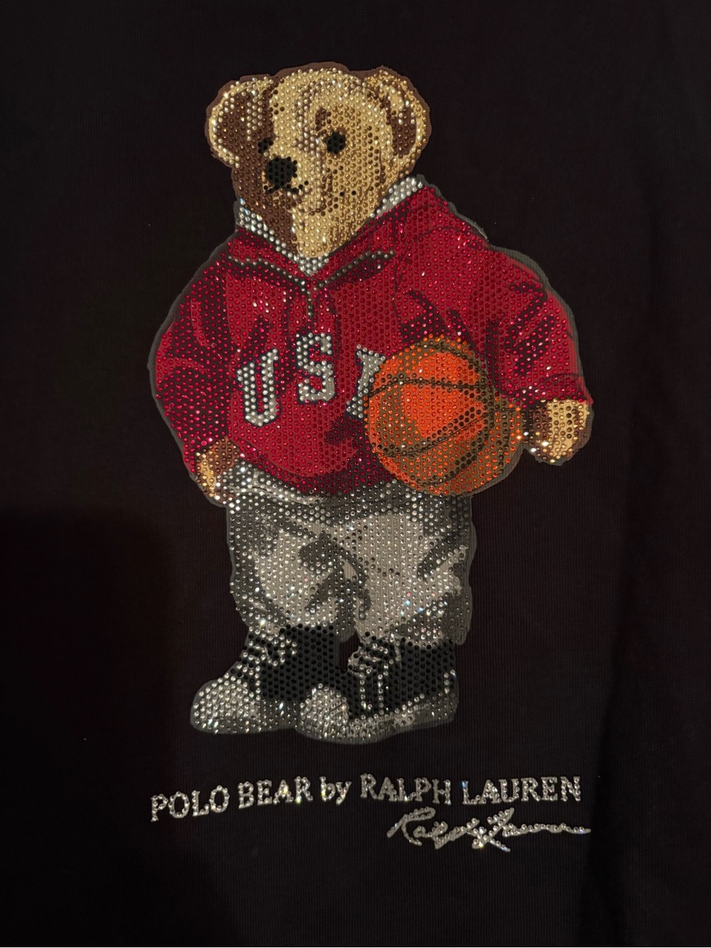 Polo Ralph Lauren~Rhinestone Polo Bear Cotton Jersey Tee - SOLD OUT- New w/tags!